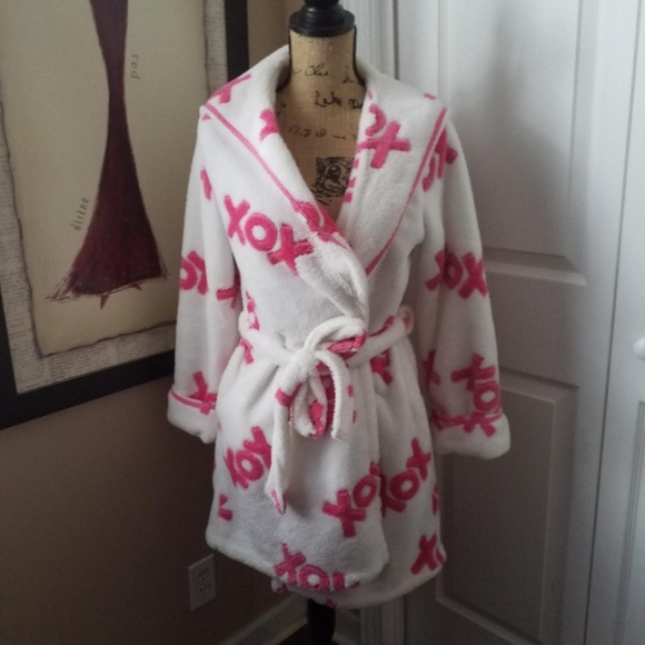 Betsey Johnson Other - Betsey Johnson Plush Hooded Robe